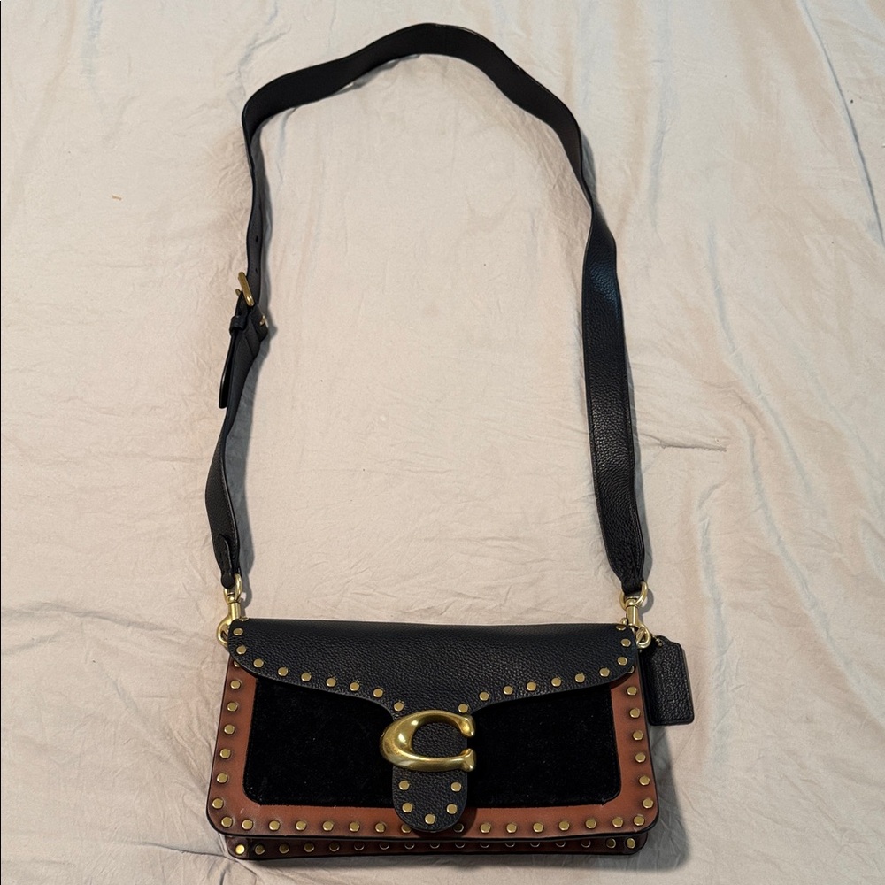 Tabby Studded Shoulder Bag
